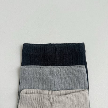 digreen/4. rib capri leggings? S-2XL