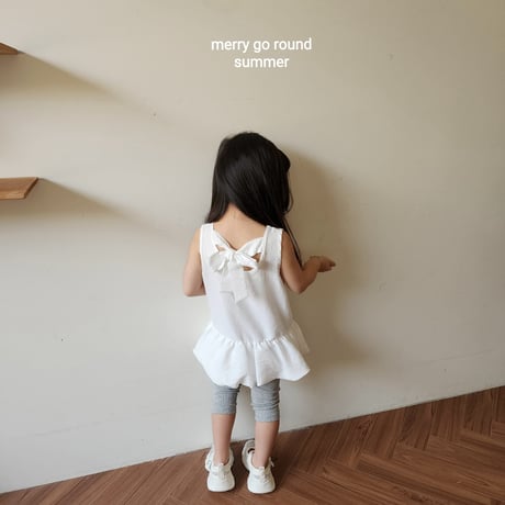 merrygoround/19. ribbon one-piece XS-2XL