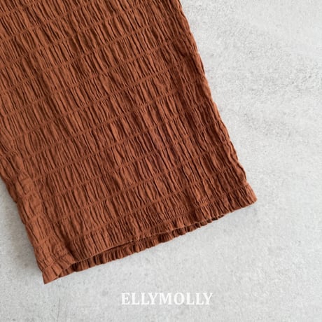 ellymolly/66. popcorn wide pants 5-11