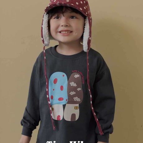 tinyhiker/2. mushroom T-shirt XS-XL