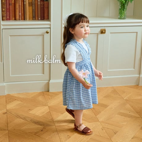 milkbalm/24. ribbon embroidery overalls skirt XS-XL