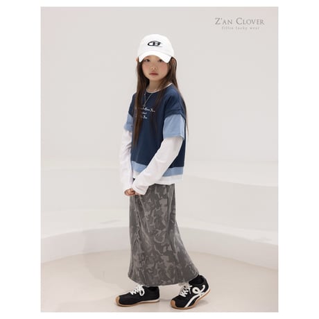 zanclover/40. kamo long skirt 13-19