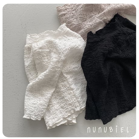 nunubiel/5. bebe crumpled t-shirts S-L