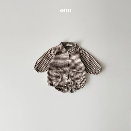 onu/53. bebe ) check suit BABY(12M)