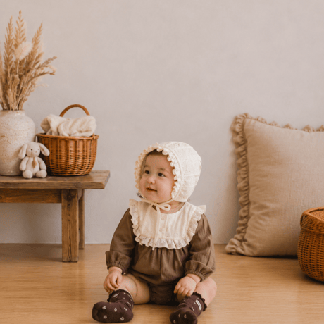 valubebe/63. brew fril romper 6M-18M