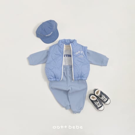 oottbebe/58. day quilting vest XS(1-2Y)-XL(6-7Y)