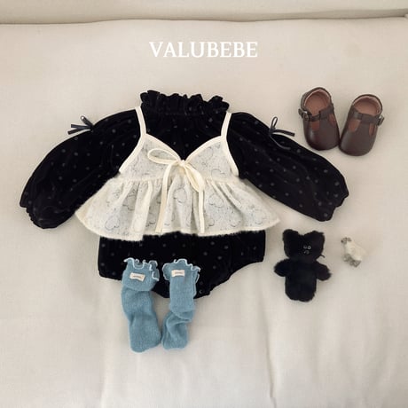 valubebe/47. dot ribbon suit 6M-18M