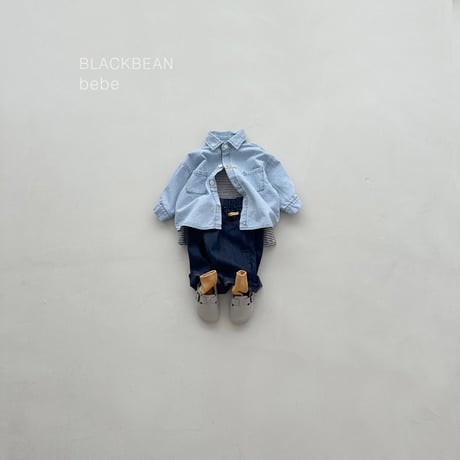 blackbean/18. matin bebe denim shirt S-M
