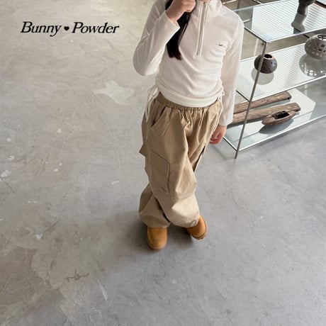 bunnypowder/63. enni half T zipup 2XL-4XL
