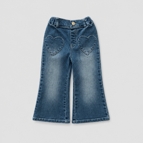 ueo/24. heart denim boots cut S-XL