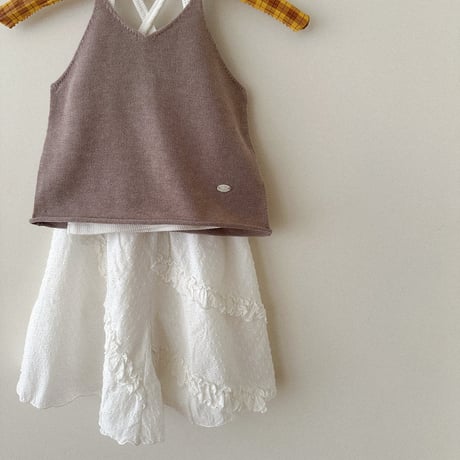 atomeme/19. Linen Knit Sleeveless S-XL