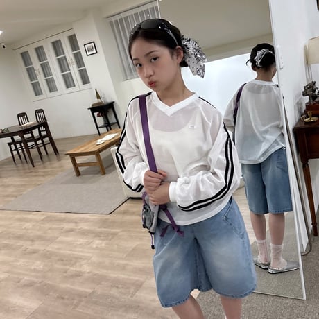 matilda/69. pocket denim half pants 5-13
