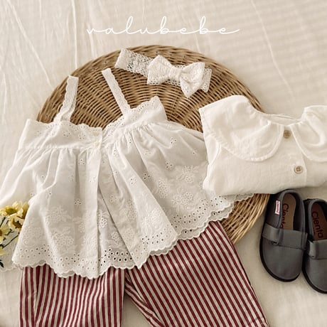 valubebe/67. spring spring rayerd one-piece 6M-S