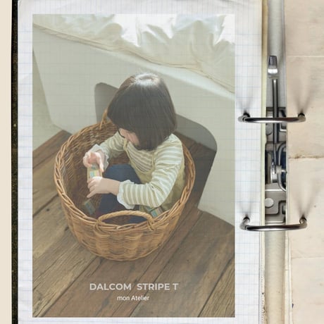 monatelier/30. sweet stripe T-shirt S-2XL