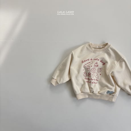 lalaland/19. bread man-to-man XS-XL