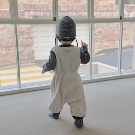 lalaland/69. bebe waffle two color suit 12M-18M