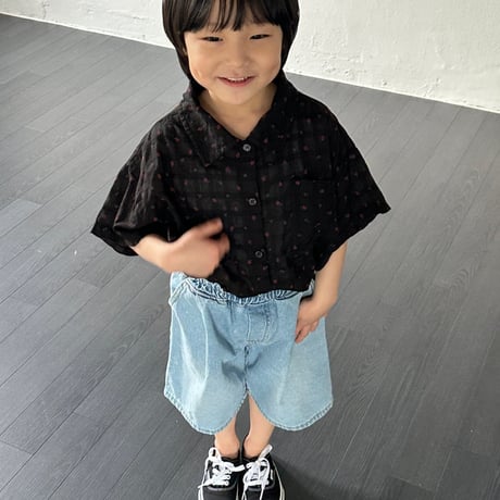 foov/41. denim half pants S-XL