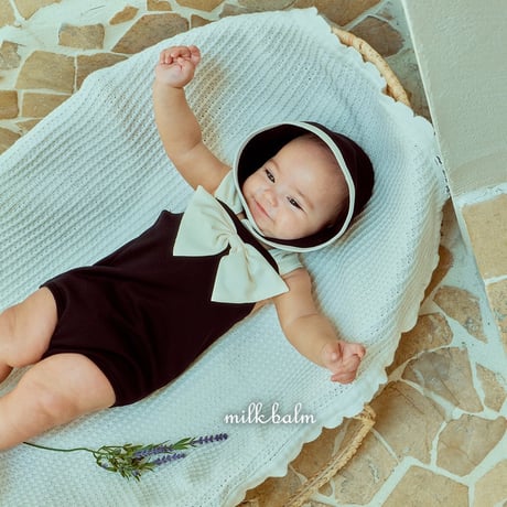 milkbalm/3. ribbon ( without hat) swimsuit S(1-2Y)-L(5-6Y)