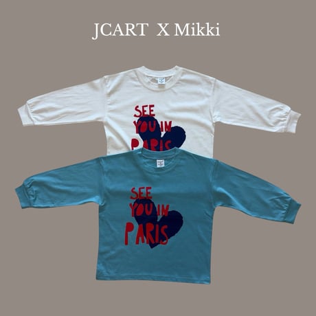 mikki/55. pari heart T-shirt S-XL