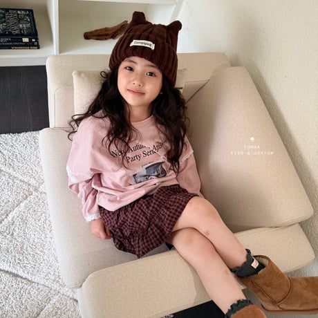 comma/91. lace T-shirt 110-130