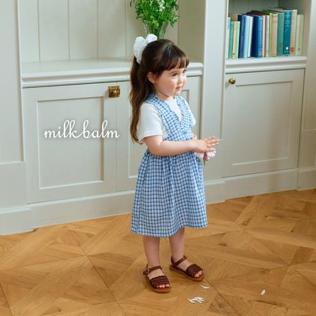 milkbalm/24. ribbon embroidery overalls skirt XS-XL