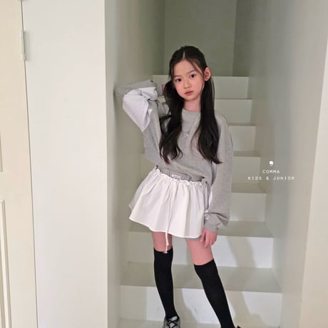 comma/140. two color P skirt 140-150