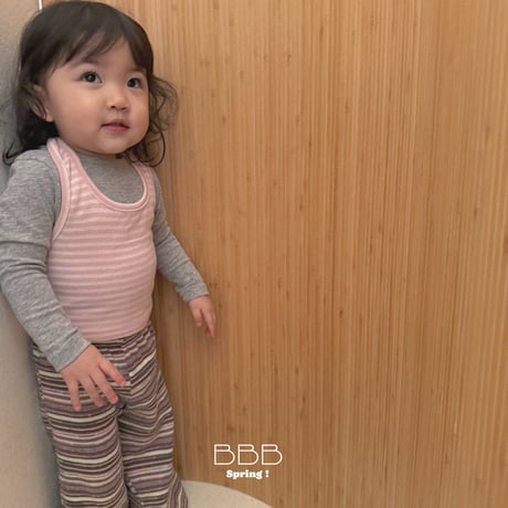 bellabambina/65. bebe rayerd T sleeveless 12M-S