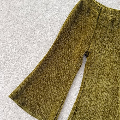 urbanrabbit/20. Choco Ribbed Bootcut Pants XS-XL