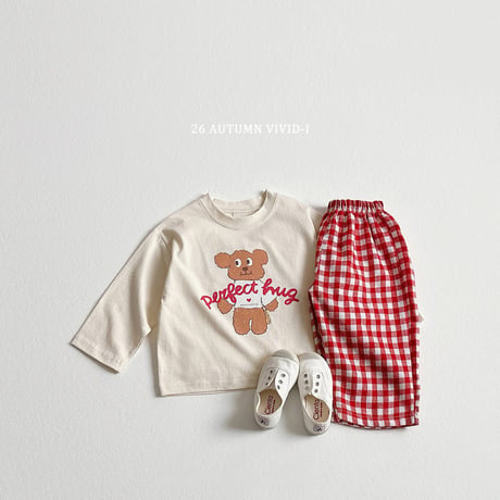 vividi/181. hug bear check updown  XS-XL