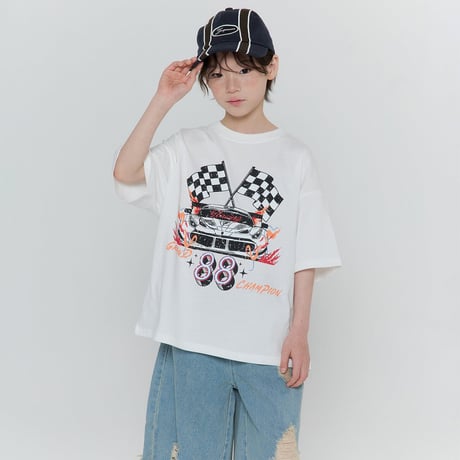 forkchips/74. racing T-shirt JS-JXL