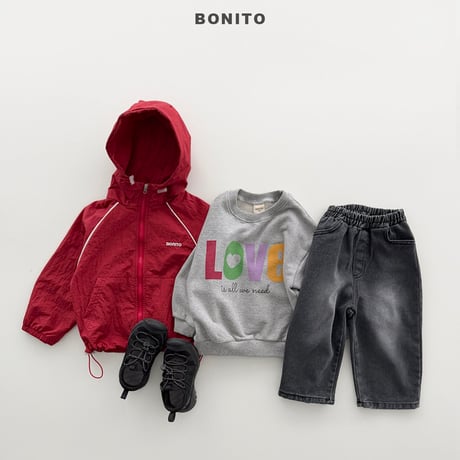 bonito/29. check line (adult) windbreaker ADULT