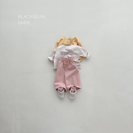 blackbean/23. shine bebe T-shirt S-M