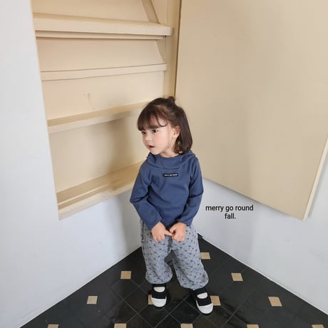 merrygoround/2. flower jogger pants XS-2XL