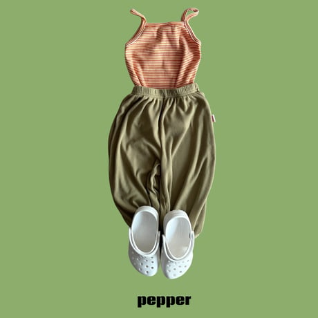 pepper/50. cheese dangara sleeveless XS-XL