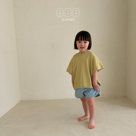 bellabambina/106. 26 summer bangbang plain T-shirt 12M-XL
