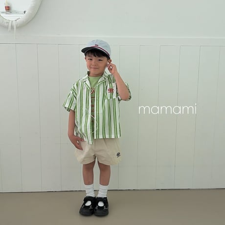 mamami/105. stripe summer shirt XS-XL