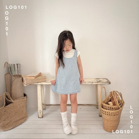 log101/93. st denim one-piece JS-JM