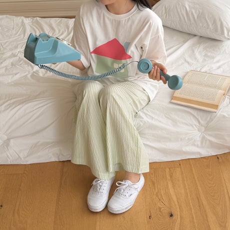 ninibello/130. adult ) sweet half t T-shirt FREE