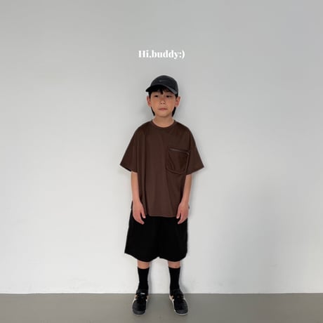 hibuddy/45. pocket zipper T-shirt S-XL