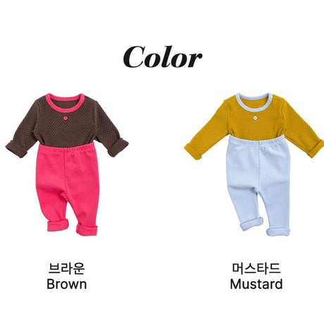 oottbebe/19. kongkong inner wear XS(0-1Y)-XL(4-5Y)