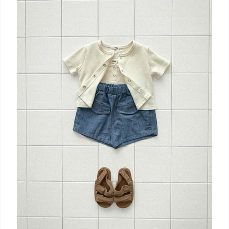 onu/27. waffle half t cardigan XS-XL