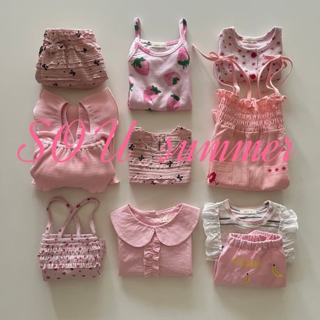 sou/19. strawberry suit sleeveless 12M-18M