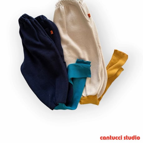 cantuccistudio/18. long warmer pants XS-XL