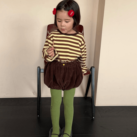 con_/20. puding stripe boxy T-shirt 1(66-77CM)-4(97-107CM)