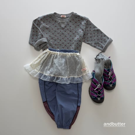 andbutter/9. Wrinkle Dot Layered Skirt FREE