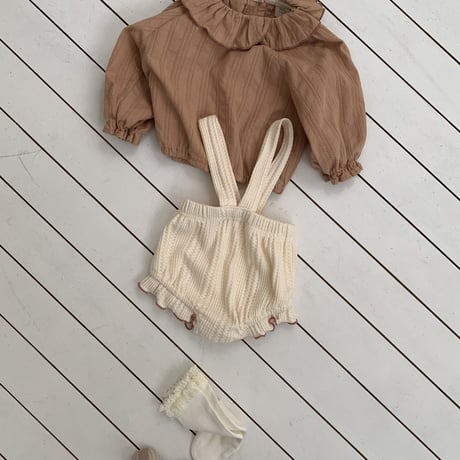 bebeholic/17. easy waffle overalls bloomer S-L