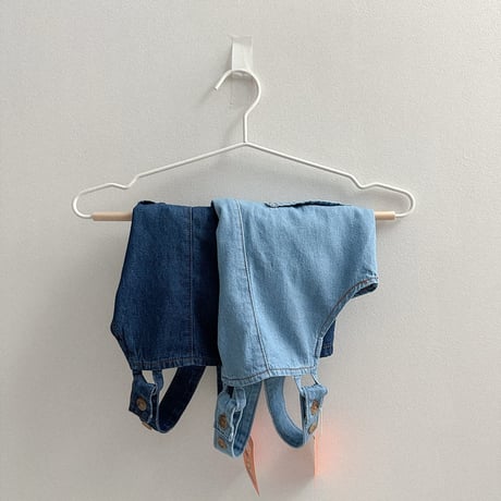 minirobe/8. distressed denim overalls  S-XL
