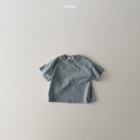amigo/12. french half t T-shirt XS-XL