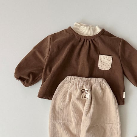 onu/42. corduroy wide pants BABY(12M)-XL(6-7Y)