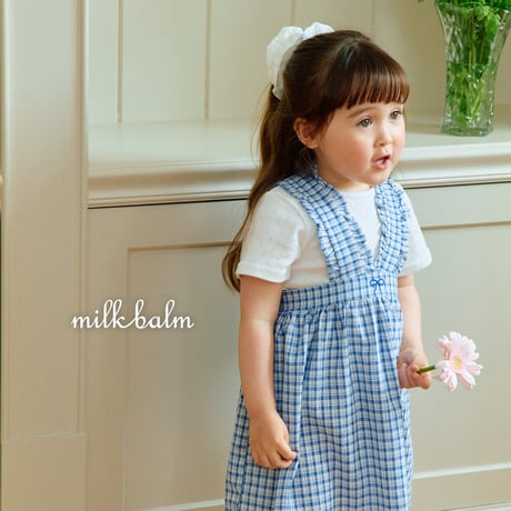 milkbalm/24. ribbon embroidery overalls skirt XS-XL